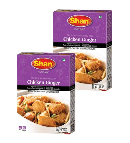 Vista 285 de Shan Chicken 65 - Mezcla de recetas y condimentos de 2.1 oz (60 g) - Polvo de especias para pollo frito picante agridulce - Adecuado