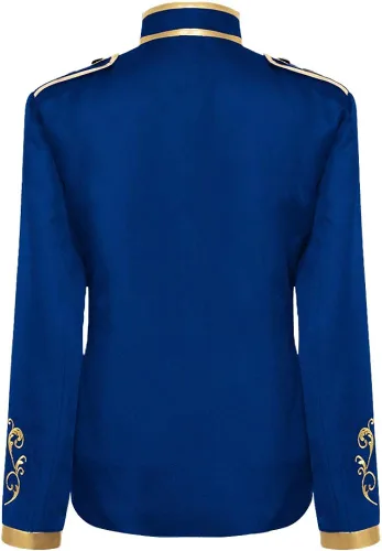 Vista 2 de Cacycasa Chaqueta bordada para hombre diseño de príncipe palacio dorado