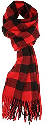 Vista 15 de Bufanda de invierno clásica con sensación de cachemira, colección súper suave