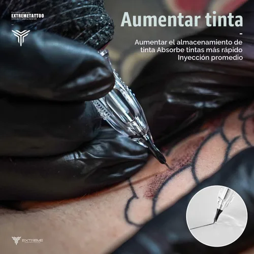 Vista 4 de Dragonhawk Kit de bolígrafo de tatuaje con cable, carrera de 0.1 in Kit de tatuaje rojo