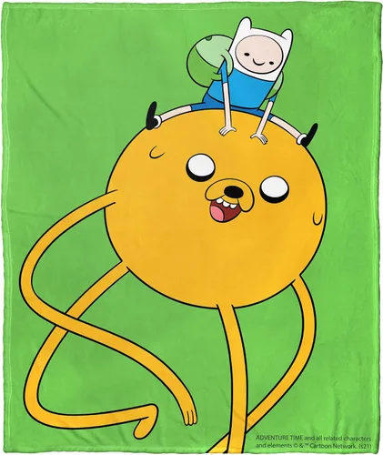 Vista 47 de Northwest Adventure Time - Manta de seda táctil, 50 x 60 pulgadas, Adventure Comic