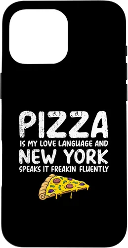 Vista 19 de iPhone 16 Pizza is my love language and New York speaks it freakin Case