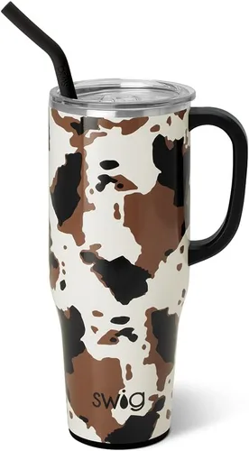 Vista 11 de Swig Life 40oz Insulated Mega Mug with Handle & Straw, Boho Desert DESIERTO BOHO