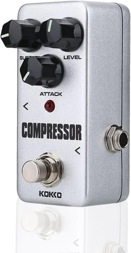 Vista 8 de Dilwe Pedal de efecto Mini compresor de guitarra Pedal de sostenedor para accesorios de guitarra eléctrica