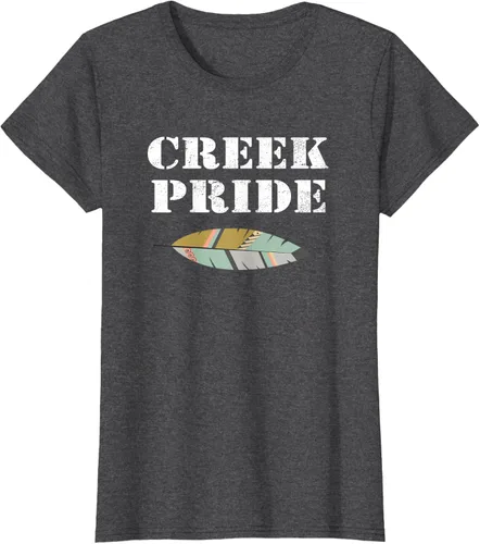 Vista 6 de Creek Native American Pride - Camiseta, Negro, S