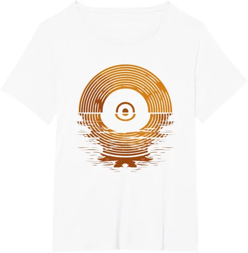 Vista 78 de Vinyl LP Records - Camiseta de vinilo Sunset Negro