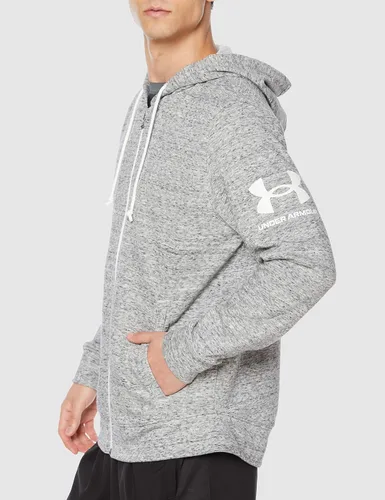 Vista 4 de Under Armour Sudadera con capucha Rival Terry con cremallera completa para hombre