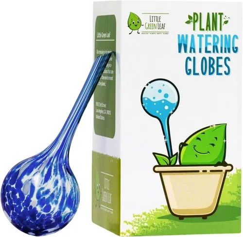 Vista 11 de Little Green Leaf Bombas de Riego Automáticas para Plantas, Insertos de Maceta de Riego Automático (Set de 10) Bombas de Plástico Transparente 6