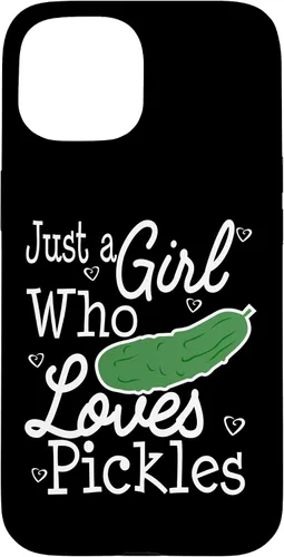 Vista 6 de Pickles Just A Girl Who Loves Funny Case for iPhone 16