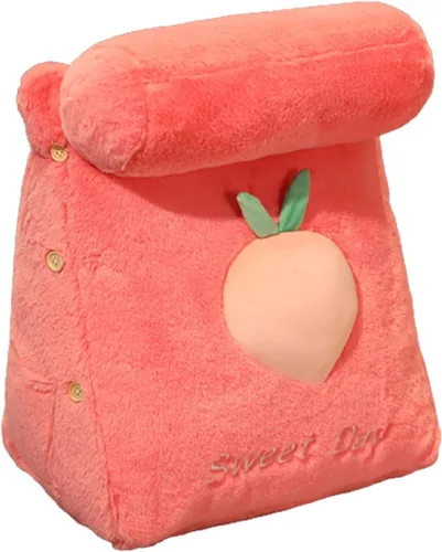Vista 11 de Almohada triangular de cuña para lectura y televisión, patrón de frutas con almohada ajustable para el cuello, almohada de cuña, extraíble y Cactus