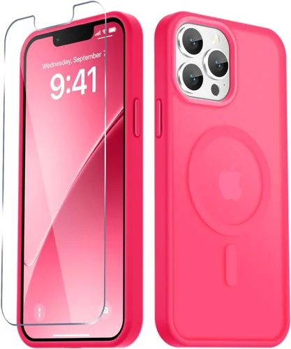 Vista 1673 de Funda para Google Pixel 10 Pro XL, cubierta magnética mate, color negro Fit for MagSafe, Screen Protector included, Shockproof Military Grade