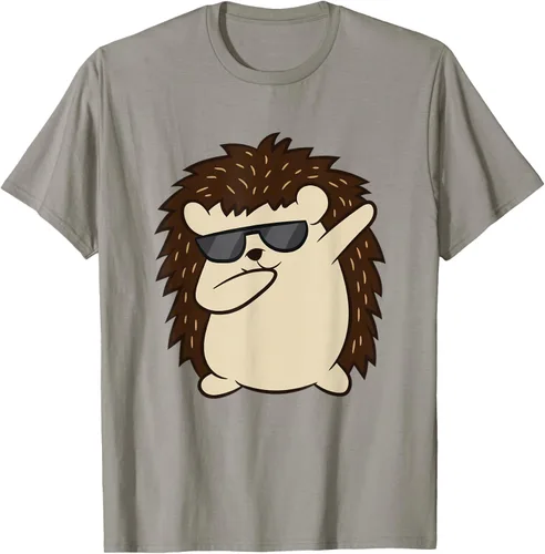 Vista 36 de Dabbing Hedgehog Funny Hedgehog Camiseta S