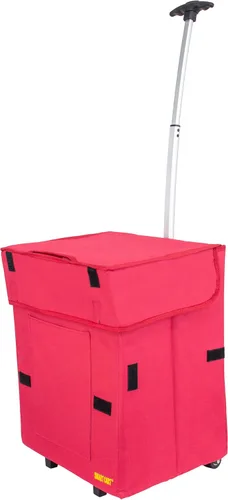 Vista 11 de Cesta con carro plegable grande multipropósito, color negro