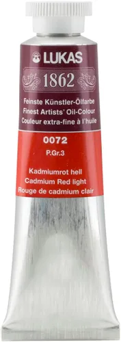 Vista 124 de Lukas 1862 Pintura al Óleo para Artistas Profesionales - Colores Tierra Amarillentos, 37 mL - Juego de 4 - Destacada Resistencia a la Luz, Sin