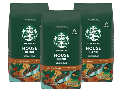 Vista 21 de Starbucks Café Molido, Tueste Medio, Café Caliente o Helado, Mezcla de Desayuno, 18 oz