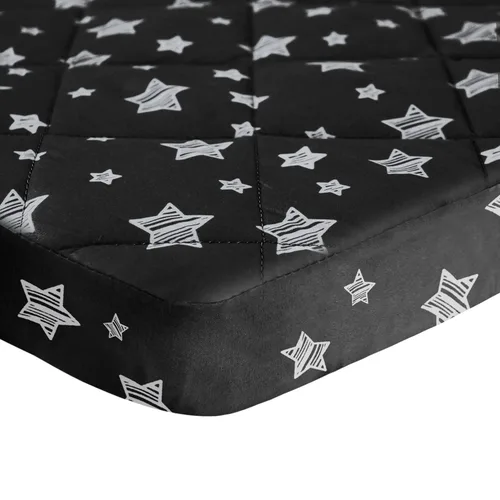 Vista 2 de Sábanas Ajustables para Pack and Play, Transpirables Gruesas para Parque de Juegos con Estampado Encantador 39"×27"×5" Compatible con Graco Pack n