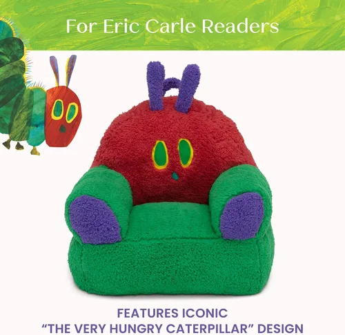 Vista 5 de Delta Children – Mundo de Eric Carle, Silla Cozee Buddy de La Oruga Muy Hambrienta Coches