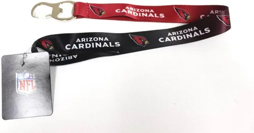 Vista 2 de NFL equipo Ombre Lanyard con mosquetón estilo abridor de botellas y correa de poliéster suave