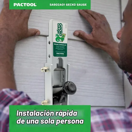 Vista 5 de PacTool SA902A01 Artisan Gecko Gauge Kit de Montaje para Revestimiento – Para uso con revestimiento de fibrocemento de 5/8 pulgadas, serie HZ5
