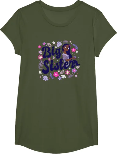 Vista 74 de Disney Encanto Isabela Madrigal Big Sister - Camiseta floral, gris, S Asfalto