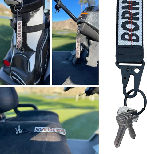 Vista 3 de Cordón para llaves de golf y maleta de viaje, identificador, gran regalo para golfista