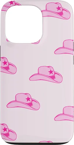 Vista 10 de Funda con estampado de sombrero de vaquero rosa para iPhone 13 Pro Max