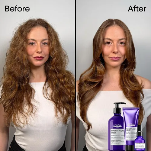 Vista 2 de L'Oréal Professionnel Keratin Alpha Sleek Transformer - Para cabello encrespado