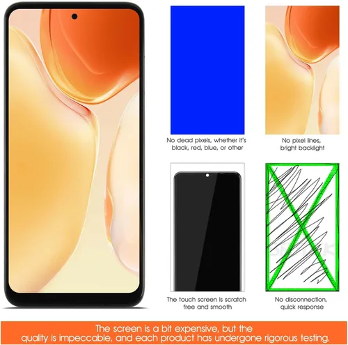 Vista 6 de Pantalla para Motorola Moto G 5G 2023 Reemplazo de pantalla para Moto XT2313 Pantalla LCD XT2313-6, XT2313-3 Pantalla táctil Digitalizador Asamblea