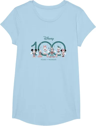 Vista 12 de Disney 100 Years of Wonder Mickey & Pals Muted Cute D100 Camiseta, Negro