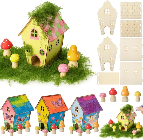 Vista 15 de DoubleFill Juego de 12 juegos de casa de hadas, manualidades para niños