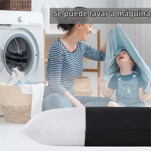 Vista 7 de WhatsBedding Almohada corporal de espuma viscoelástica con funda, almohada de cama larga para adultos Funda de almohada extraíble transpirable