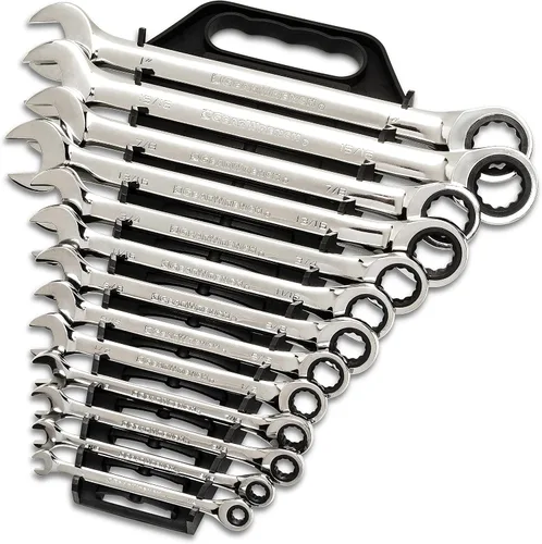 Vista 9 de GEARWRENCH Juego de llaves de trinquete combinadas de 25 piezas, SAE/MM - 86700