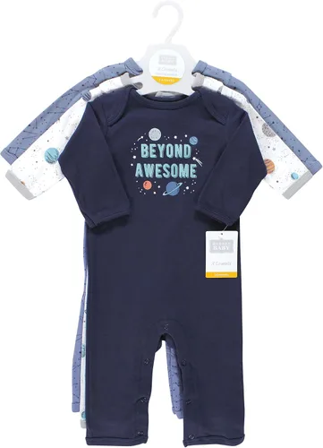 Vista 2 de Hudson Baby - Mamelucos de algodón para niñas bebés