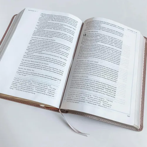 Vista 8 de CSB, She Reads Truth Bible, oro rosa, letras y grabadas a mano, grabado con nombre personalizado, regalo personalizado para cumpleaños, graduación