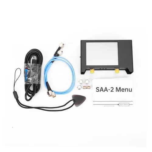 Vista 5 de Spectrum Analyzer, NanoVNA V2 Antenna Analyzer 50kHz-3GHz SAA-2 Handheld Vector Network 2.8Inch Built-in 2000mAh Battery Network Analyzer