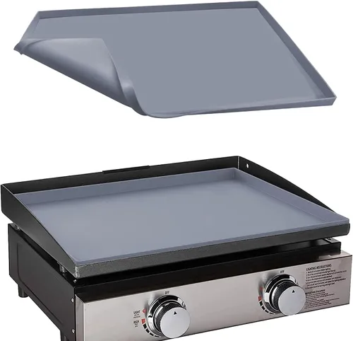 Vista 14 de 17" Tapete de silicona para parrilla Blackstone de 17 pulgadas, cubierta de parrilla de silicona resistente de grado alimenticio, proteja su