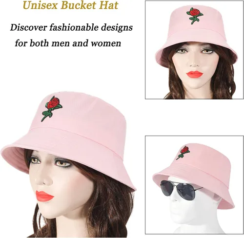 Vista 149 de ZLYC Gorra de pescador bordada de moda unisex para hombres y mujeres