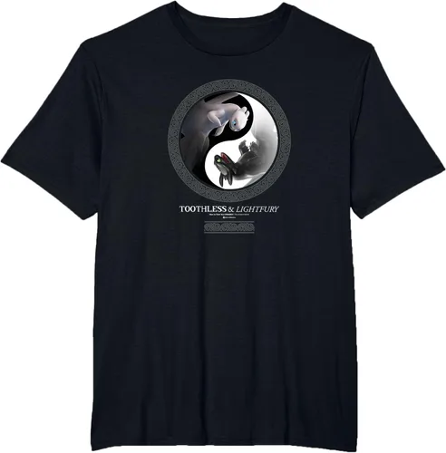 Vista 33 de Cómo entrenar a tu dragón 3 Yin Yang Dragon Camiseta