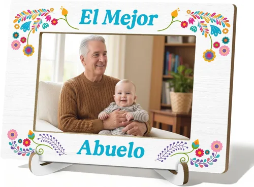 Vista 27 de Abuela - Marco de fotos de 4 x 6 pulgadas, regalo de abuela española para cumpleaños, Navidad, marco de fotos de Abuela Te Quiero para Siempre de 4