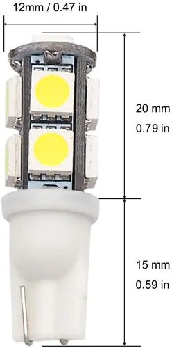 Vista 2 de GRV T10 921 194 9, 5050 SMD lámpara LED lámpara con alto brillo DC 12V, Blanco cool
