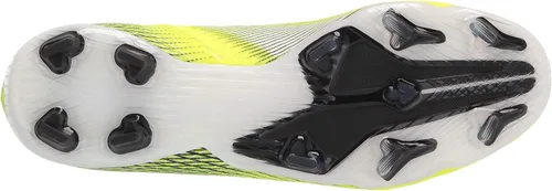 Vista 4 de adidas Tenis de fútbol X Ghosted.2 para hombre, negro (core black) y gris