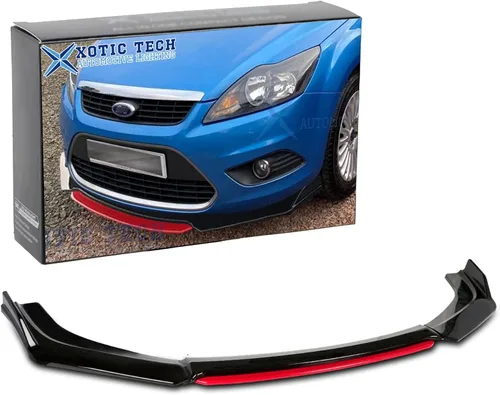 Vista 38 de Xotic Tech alerón de protección para parachoques delantero, negro con azul, kit con barra de acoplamiento ajustable de 8-11 pulgadas