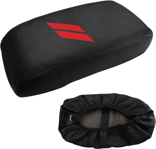 Vista 8 de INTGET Funda para reposabrazos de consola central de automóvil para Dodge Durango Accesorios 2011-2020, funda de cuero para reposabrazos, funda