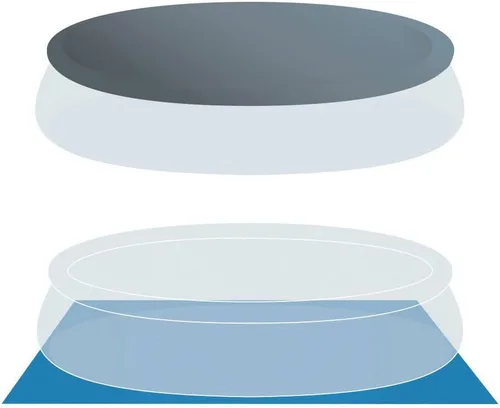Vista 5 de Steinbach Krystal Clear - Cubierta solar para piscina (Lona de burbujas 9.41 pies de diámetro, 120 pulgadas)