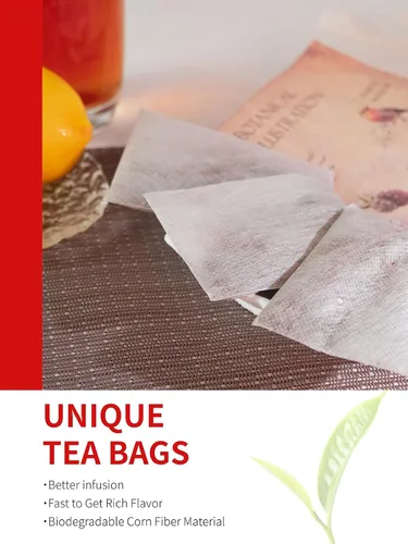 Vista 5 de TeeLux Té negro descafeinado, bolsas de té negro descafeinado, tamaño familiar, sabor suave y refrescante, té helado sin azúcar, 30