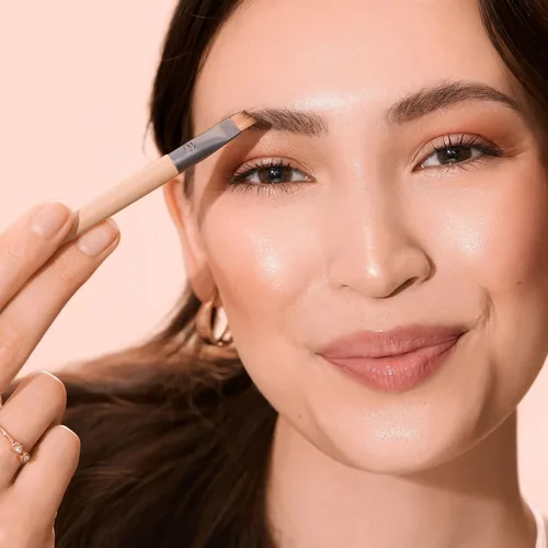 Vista 3 de EcoTools Juego de brochas para mejorar los ojos, pinceles de maquillaje para sombra de ojos líquida, cremosa y en polvo y aplicación de delineador