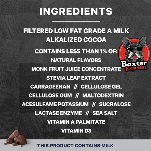 Vista 2 de Baxter Expresss Fairlife Core Power' Chocolate (paquete de 8) Batidos de leche con alto contenido proteico de 1.48 oz – 14 onzas líquidas Nutrición