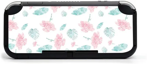 Vista 2 de MightySkins Skin compatible con Nintendo Switch Lite Papel Flores Cubierta protectora de vinilo duradera y única Fácil de aplicar quitar