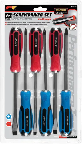 Vista 9 de Performance Tool Juego de destornilladores Go-Thru W1740 de 6 piezas