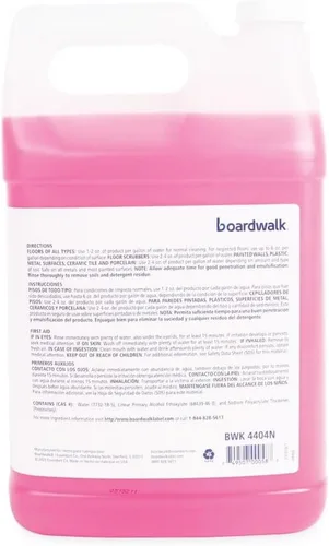 Vista 3 de Boardwalk - Limpiador concentrado neutro para pisos, botella de 1 galón, aroma a limón